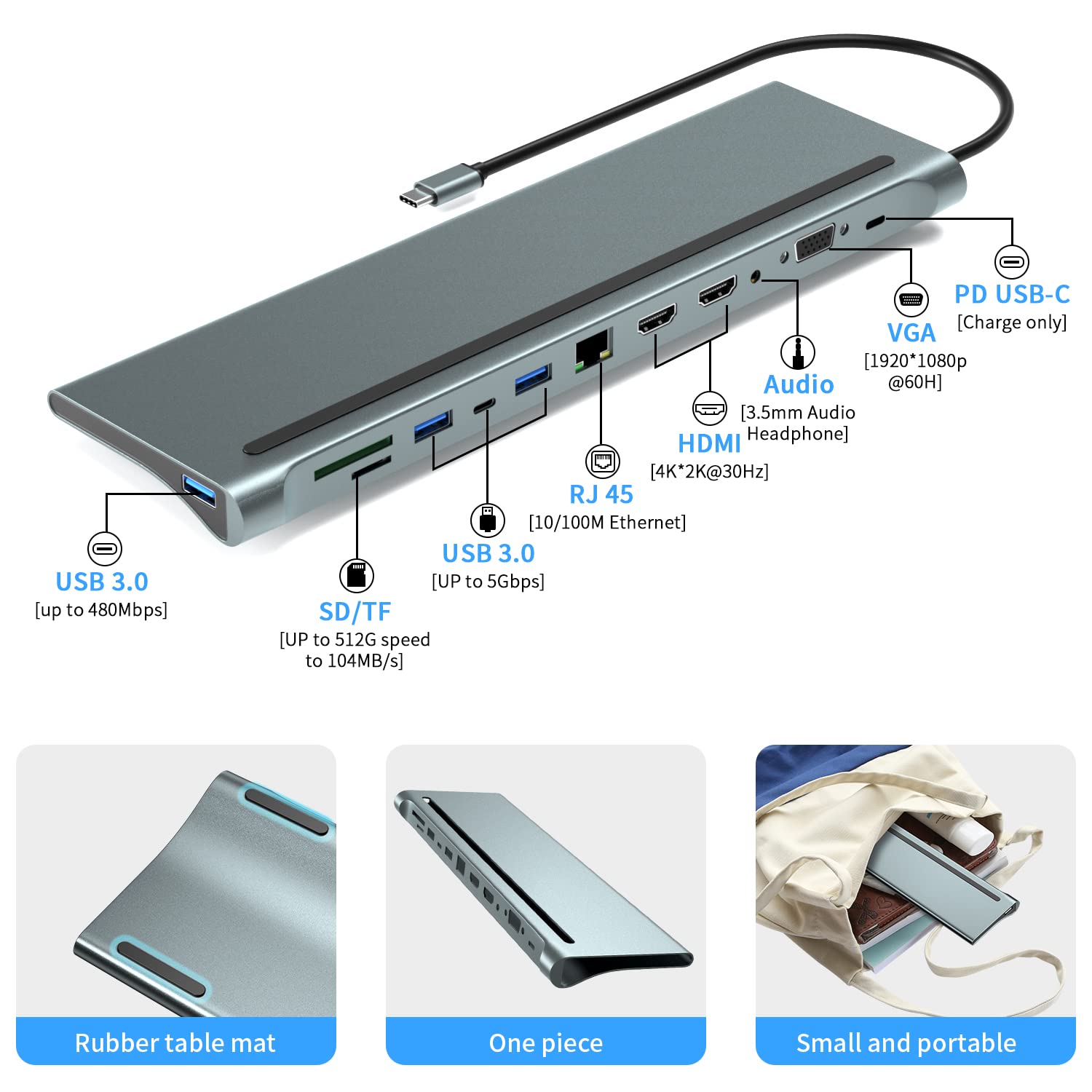 ADAPTER TYPE C 11 IN 1 ORIGINAL